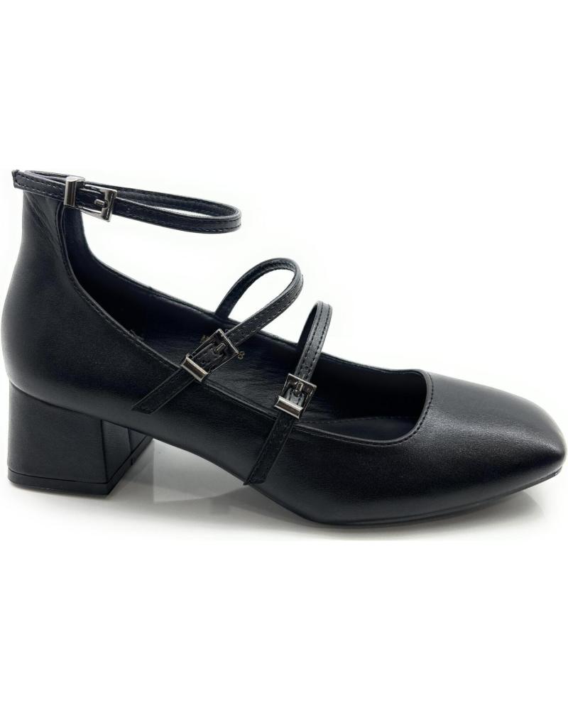 Sapatos de salto de Mulher KISS LEISS ZAPATOS SALON MUJER PULSERAS HEBILLAS NEGRO