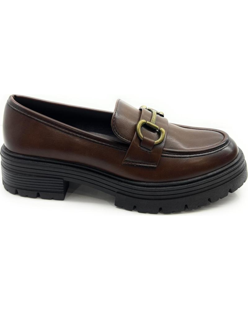 Mocasines de Mujer CHIC VISION MOCASIN HEBILLA CONFORT MARRóN