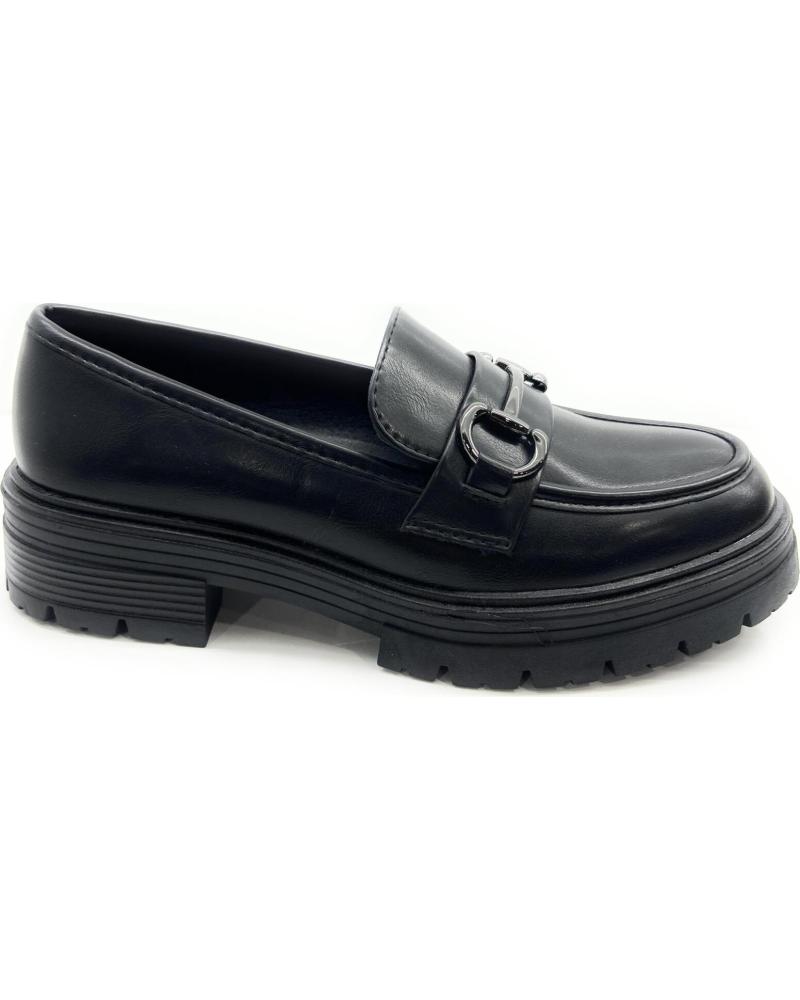 Mocasines de Mujer CHIC VISION MOCASIN HEBILLA CONFORT NEGRO