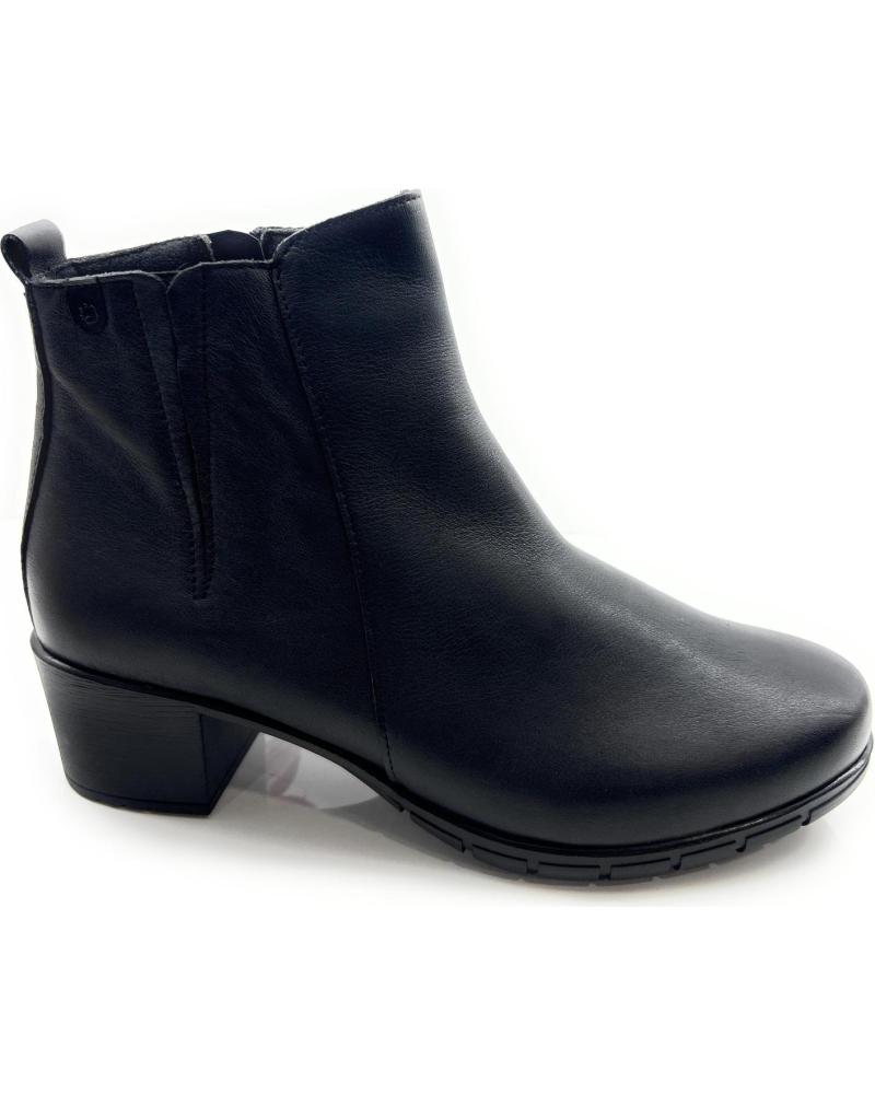 Botins de Mulher CHIC VISION BOTIN TACON PIEL CREMALLERA VALERIAS NEGRO