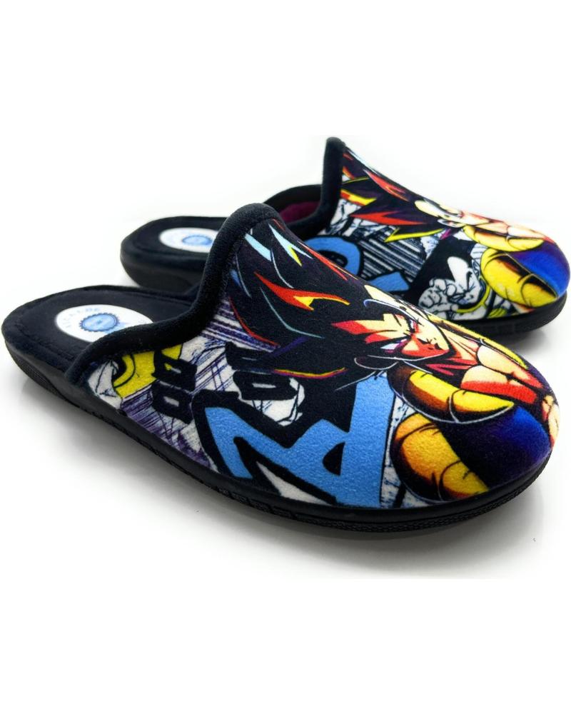 Calzado de casa de Niño CHIC VISION ZAPATILLAS CASA NINO CADETE METIDA DRAGO NEGRO