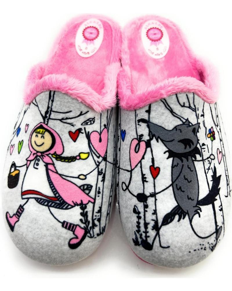 Calzado de casa de Niña CHIC VISION ZAPATILLAS CASA NINA METIDAS CONFORT CAP ROSA