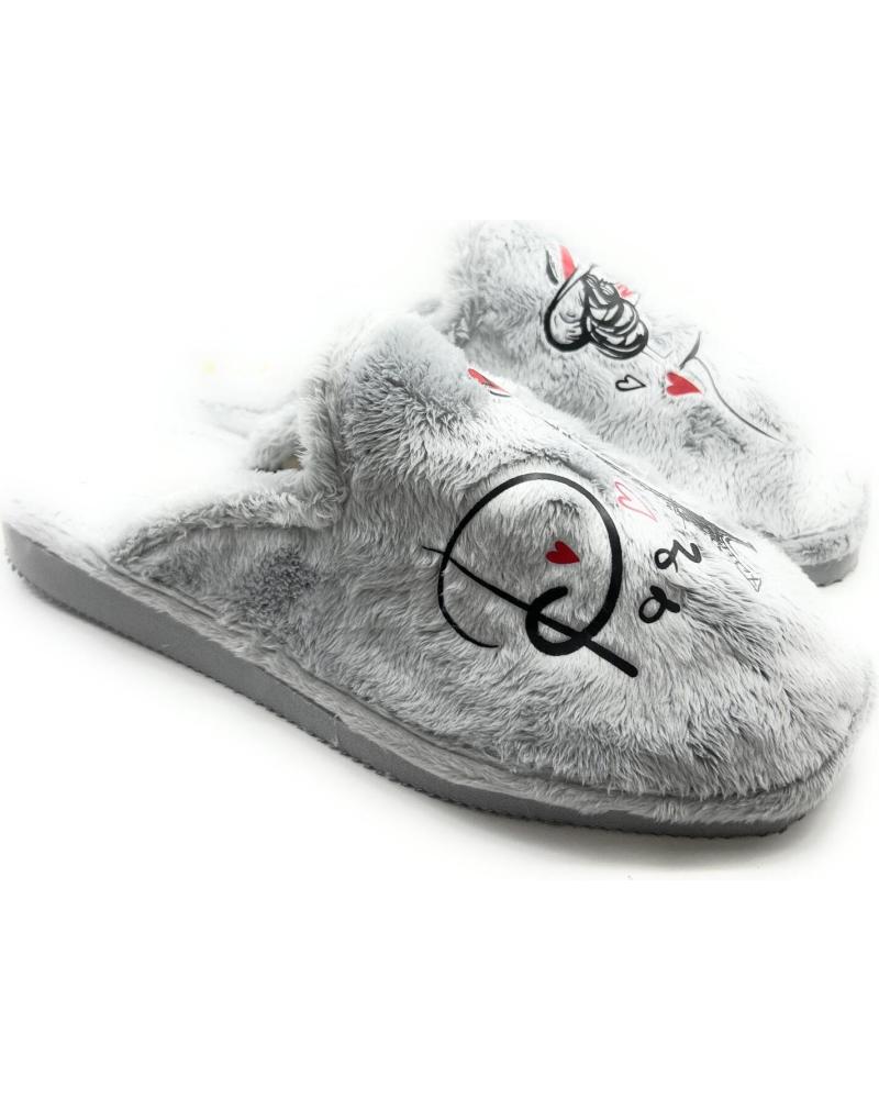 Calzado de casa de Mujer CHIC VISION ZAPATILLAS CASA MUJER PISOPARQUETPARIS GRIS