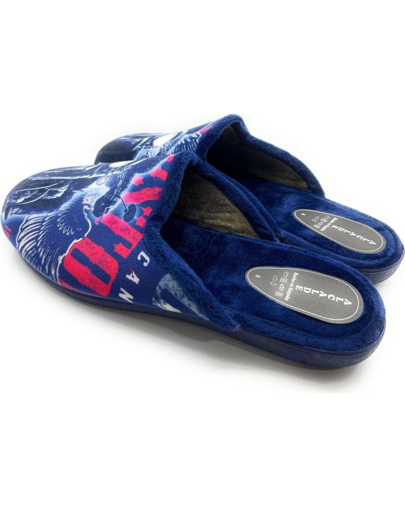 Calzado de casa de Hombre CHIC VISION ZAPATILLAS CASA CABALLERO METIDAS MOTO AZUL