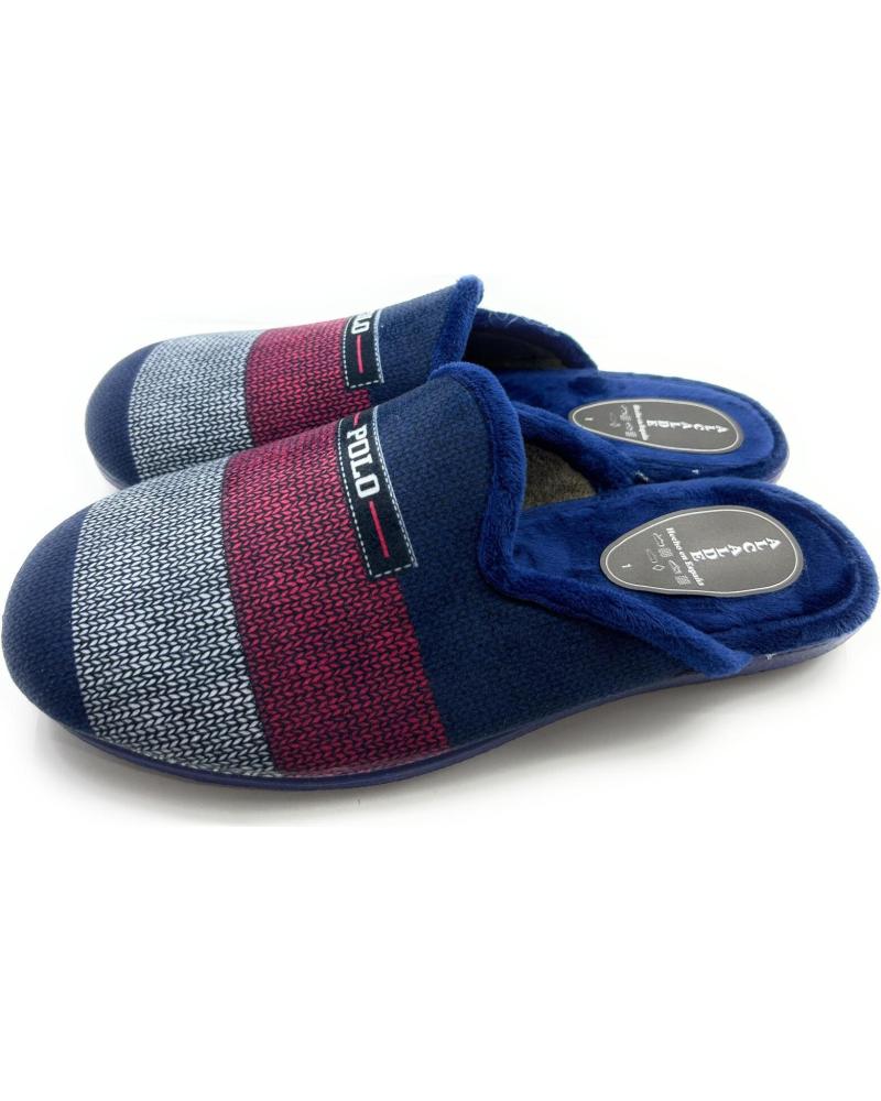 Calzado de casa de Hombre CHIC VISION ZAPATILLAS CASA CABALLERO CONFORT POLO AZUL