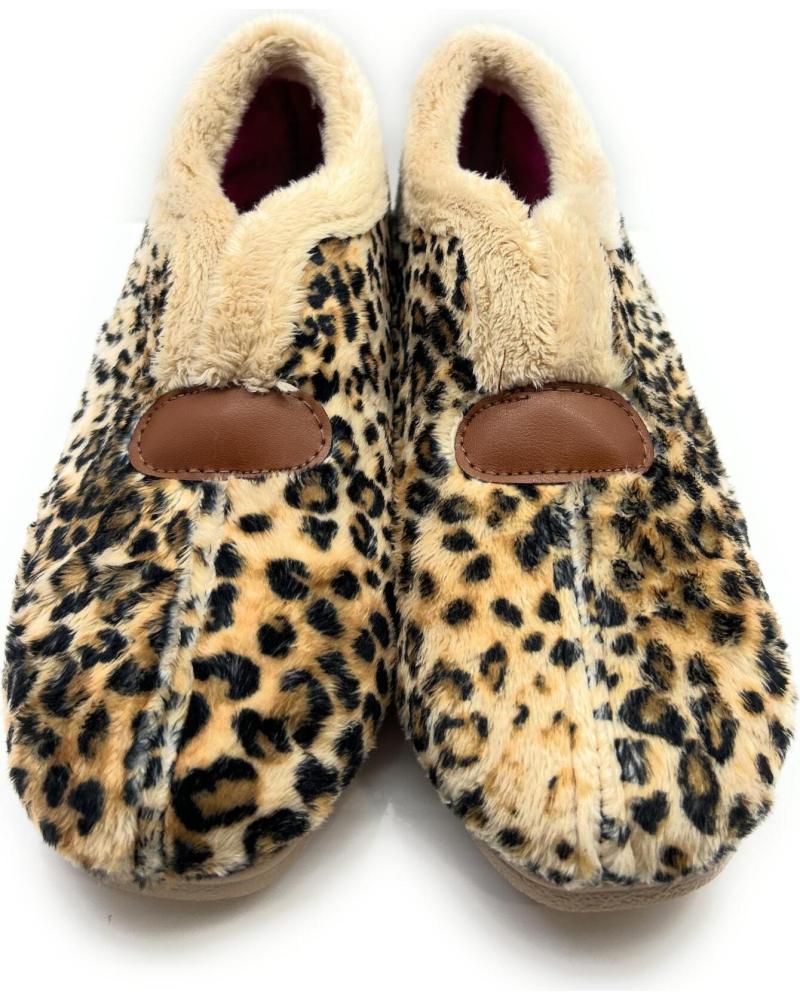 Calzado de casa de Mujer CHIC VISION ZAPATILLAS CASA MUJER CERRADA LEOPARDO C VARIOS COLORES