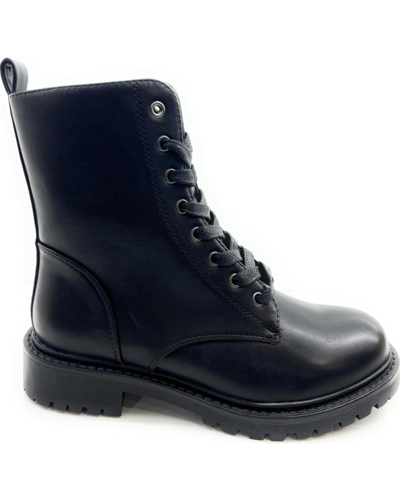 Botas de Mujer CHIC VISION BOTA MUJER MILITAR CORDON-CREMALLERA NEGRO