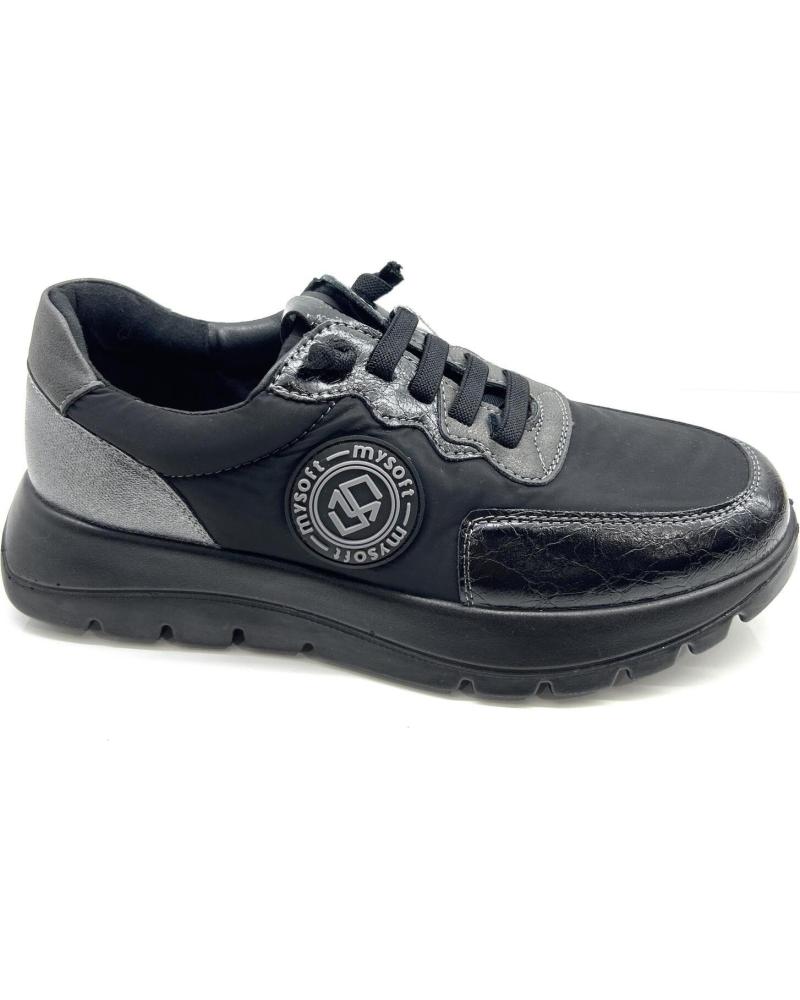 Sapatilhas de Mulher CHIC VISION DEPORTES CONFORT MYSOFT ELASTICO RELAX NEGRO
