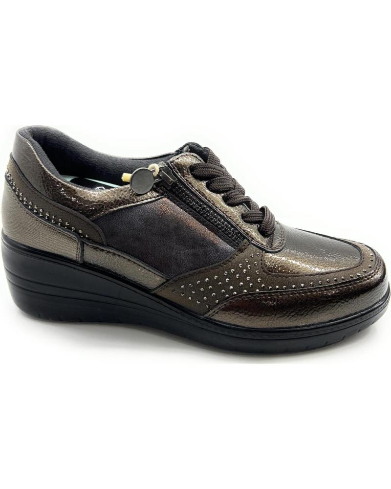 Sapatos de Mulher CHIC VISION ZAPATO CONFORT MYSOFT CUNA CORDON-CREMAL MORADO