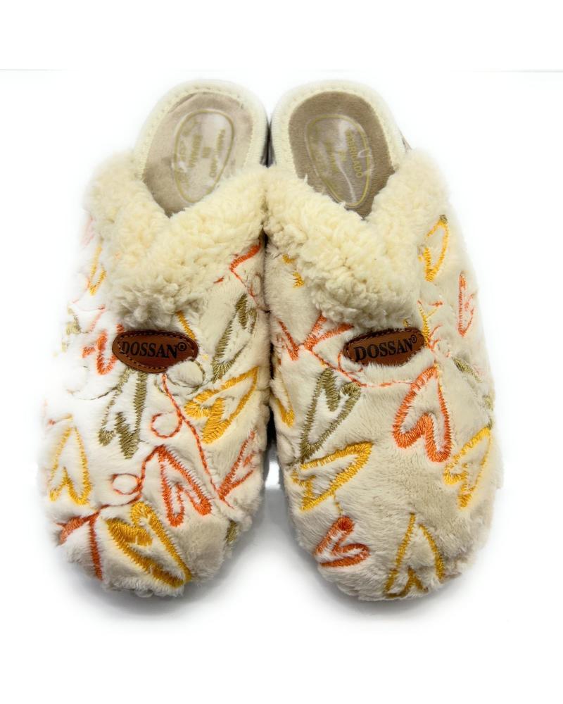 Calzado de casa de Mujer CHIC VISION ZAPATILLAS CASA MUJER ANATOMICAS CORAZO BEIGE