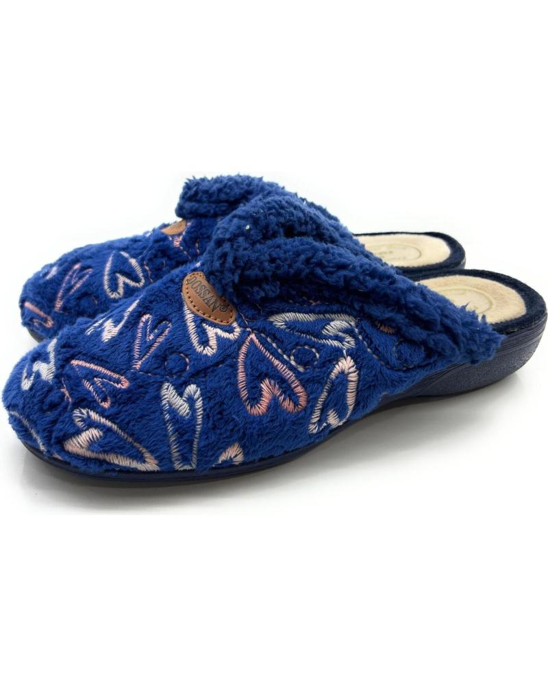 Calzado de casa de Mujer CHIC VISION ZAPATILLAS CASA MUJER ANATOMICAS CORAZO AZUL