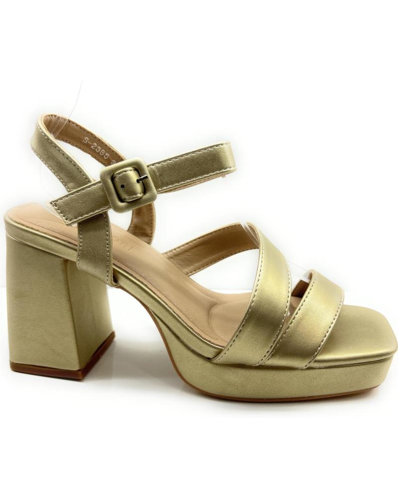 Sandálias de Mulher BUONAROTTI SANDALIAS FIESTA TACON ALTO TIRAS HEBILL AMARILLO