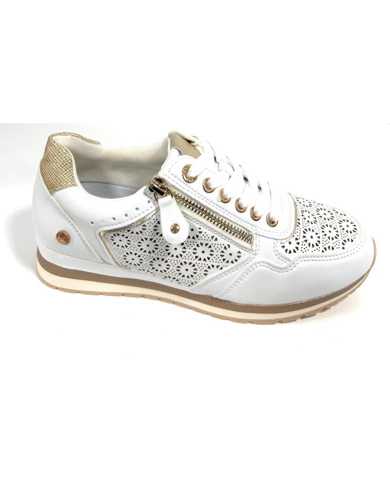 Deportivas de Mujer XTI DEPORTES MUJER GRABADOS CORDON-CREMA BLANCO