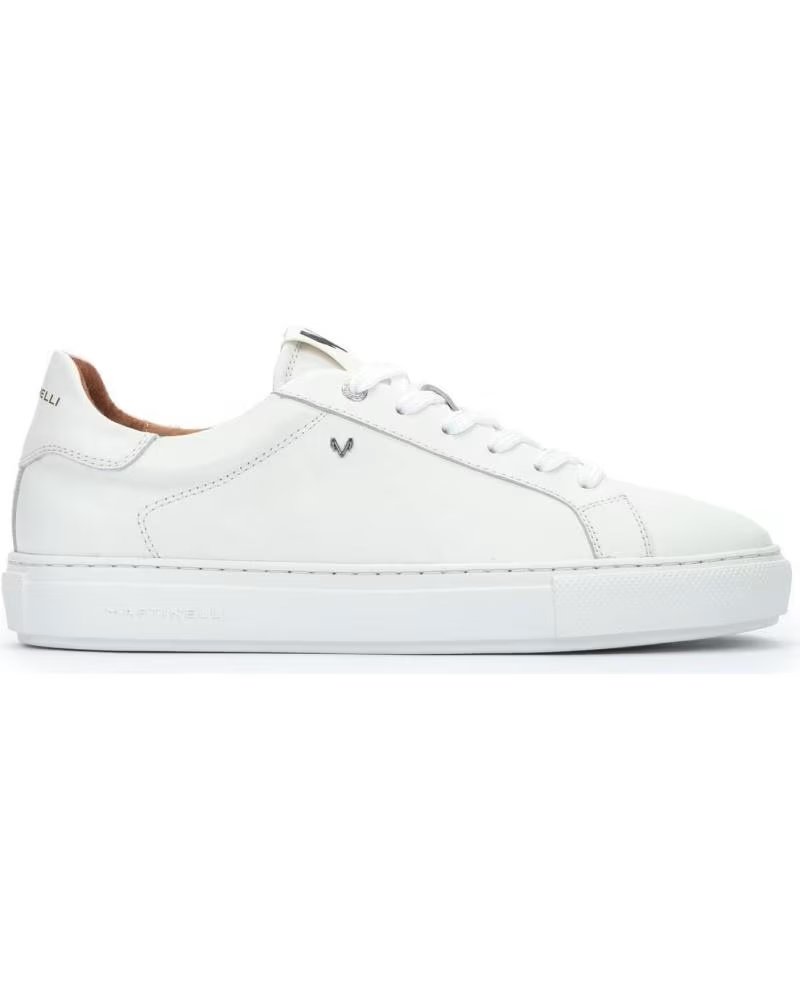 de martinelli zapatilla casual martinelli hastings s 1738-2950 de piel blanca blanco