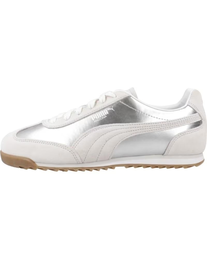 Puma Zapatillas Mujer Modelo Arizona Astro Escape Color Plata Met Metallic