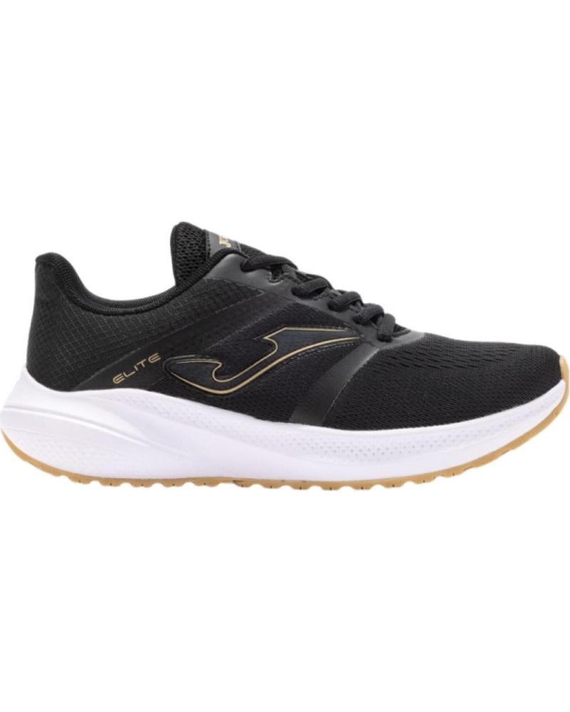 ZAPATILLAS JOMA ELITE 2501 MUJER NEGRO-ORO NEGRO