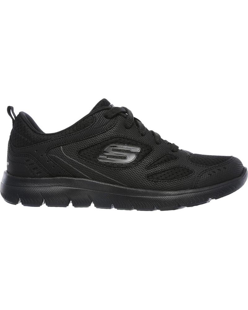 SKECHERS SUMMITS-SUITED 12982 BBK - ZAPATILLAS DEPORTIVAS NEGRAS NEGRO