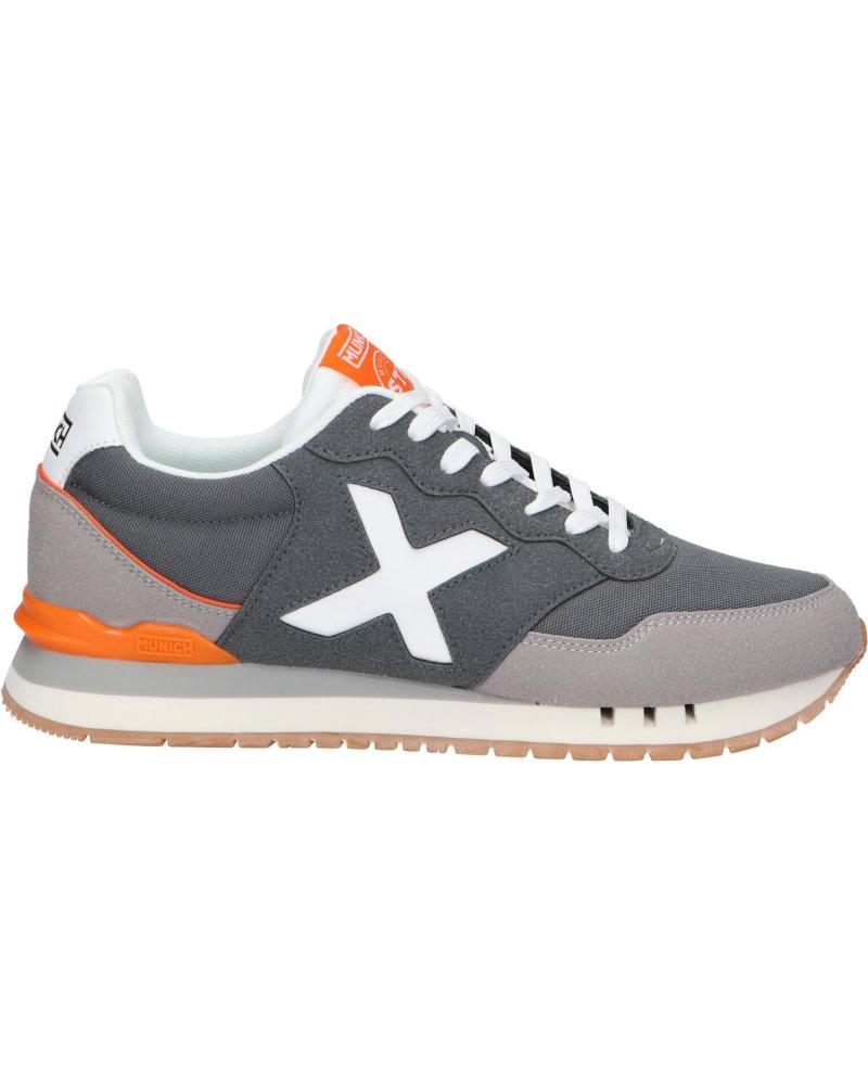 ZAPATILLAS MUNICH DASH 251 GRIS-BLANCO-NARANJA HOMBRE GRIS