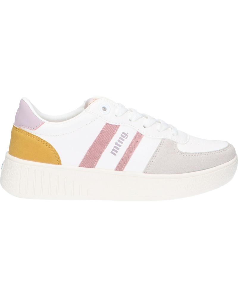 Zapatillas deporte de Mujer MTNG 60283 C53496 - MOONY BLANCO - PANITA ROSA
