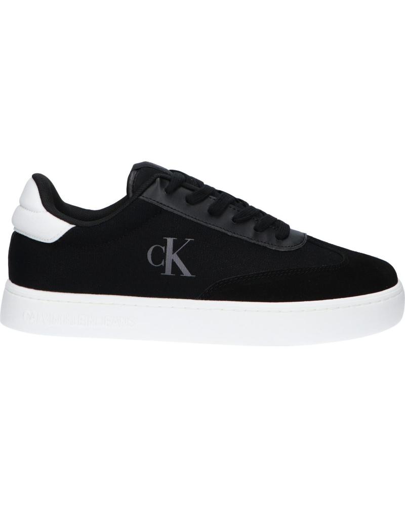 Deportivas de Hombre CALVIN KLEIN YM0YM01169 CLASSIC CUPSOLE LOW 0GM BLACK-BRIGHT WHITE