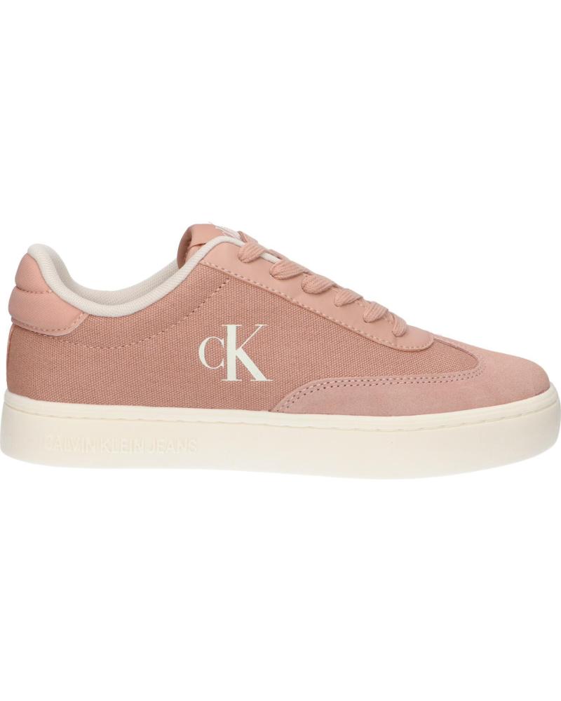 Deportivas de Mujer CALVIN KLEIN YW0YW01636 CLASSIC CUPSOLE LOW 0JX TUSCANY-EGGSHELL