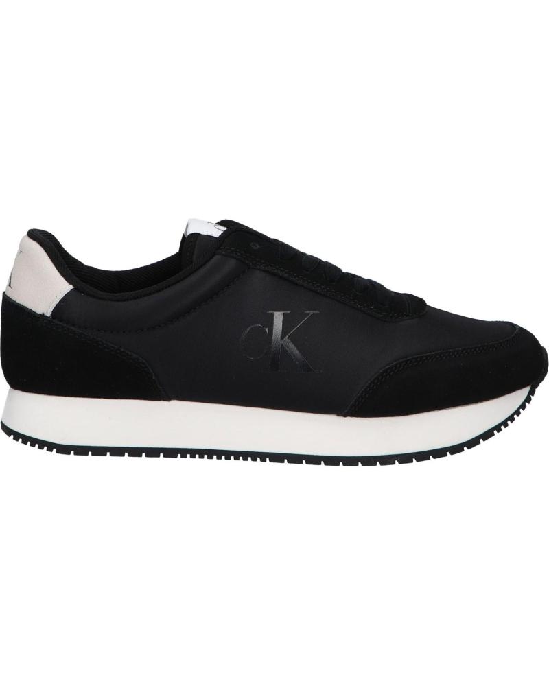 CALVIN KLEIN - ZAPATILLAS NEGRAS PARA HOMBRE - RETRO NEGRO