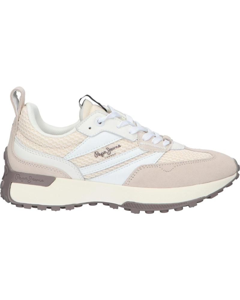 ZAPATILLAS PEPE JEANS LUCKY KNIT PLS60041 BLANCO MOUSSE 808MOUSSE