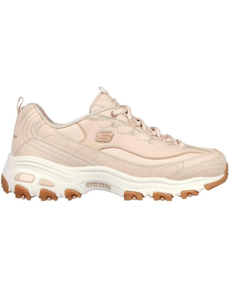 Deportivas de Mujer SKECHERS ZAPATILLAS DLITES-GOOD NEUTRAL PARA MUJER EN COLOR BEIGE NAT