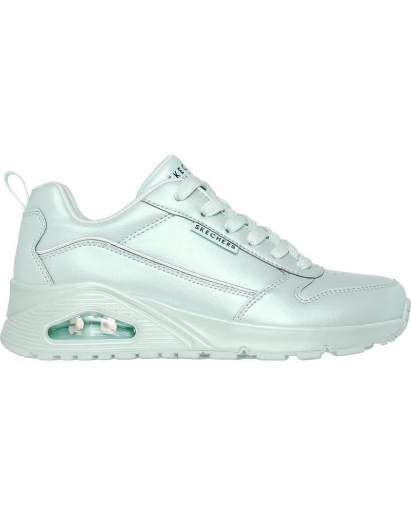 Deportivas de Mujer SKECHERS UNO AIR GALACTIC GAL VERDE CLARO