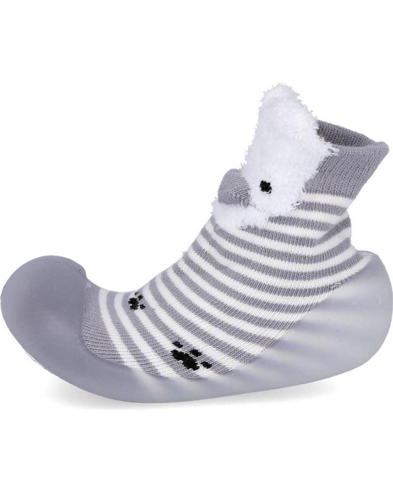 ZAPATILLAS DE CASA BUBBLE BOBBLE KIDS C367 DE PUNTO PARA BEBÉ GRIS GRIS