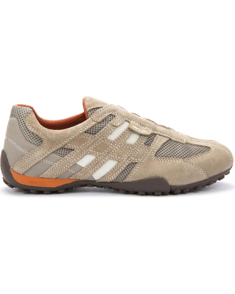 Deportivas de Hombre GEOX DEPORTIVO SNAKE SIN ATAR DE BEIGE