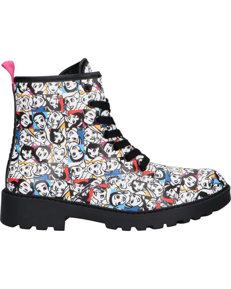 Botas de Niña GEOX J2620D 00004 J CASEY C0653 WHITE-MULTICOLOR