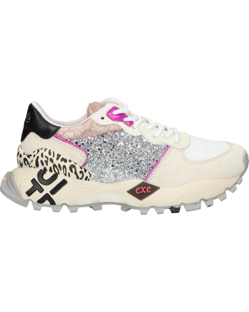 Deportivas de Mujer EXE 134-350 LEATHER ICE SILVER