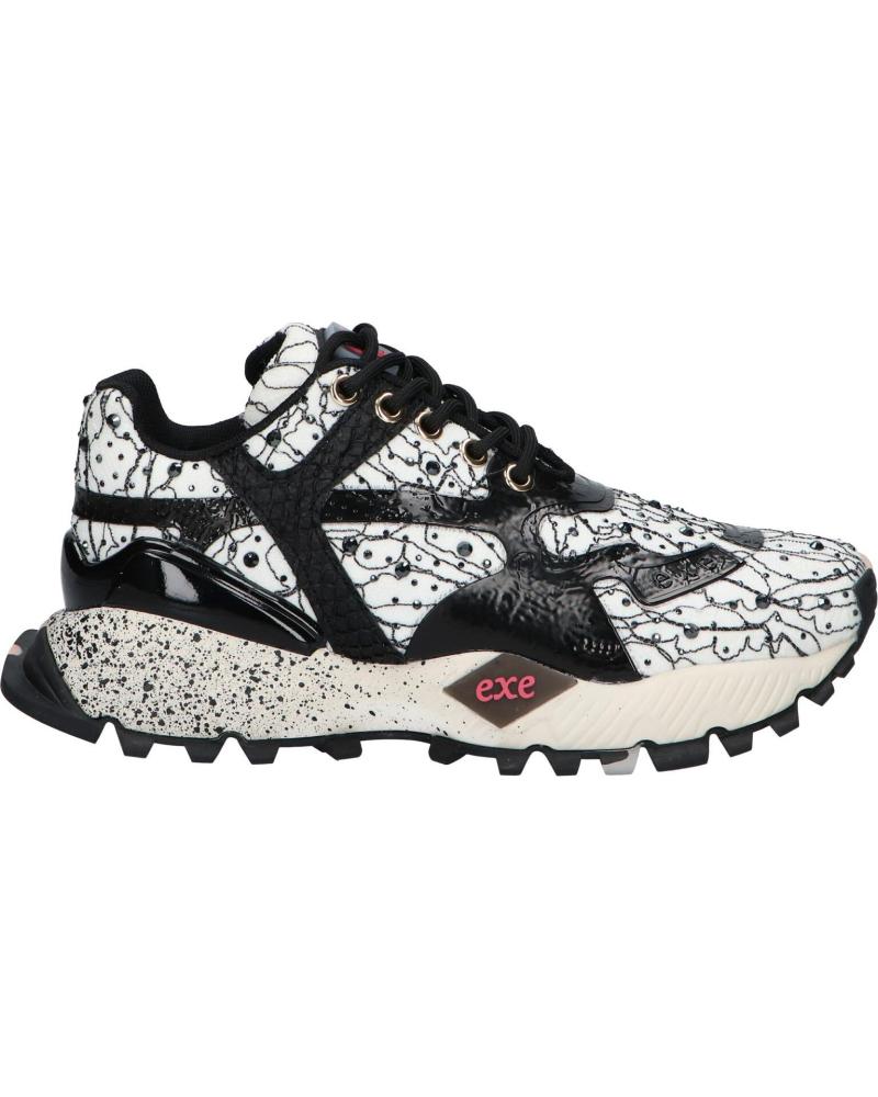 Deportivas de Mujer EXE 134-102 STRASS WHITE BLACK