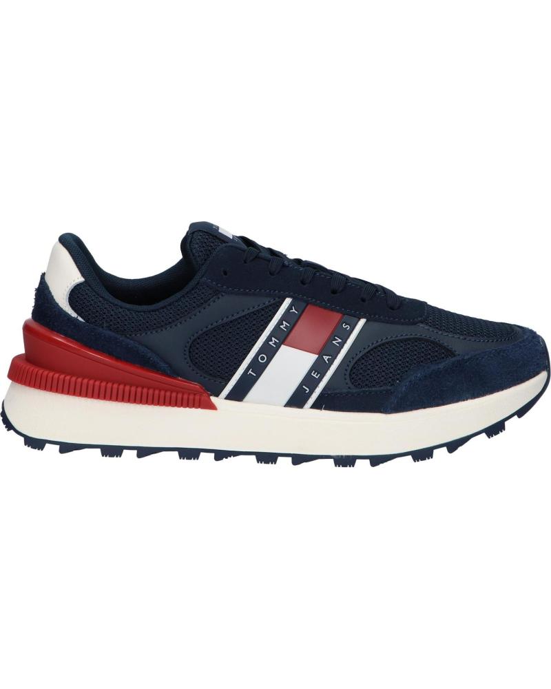 Deportivas de Hombre TOMMY HILFIGER EM0EM01537 TECHNICAL RUNNER ESS C1G DARK NIGHT NAVY MARINO