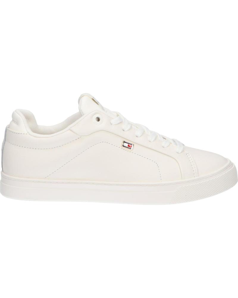 Deportivas de Mujer TOMMY HILFIGER FW0FW08327 ICON COURT SNEAKER FLAG Z00 IVORY PETAL