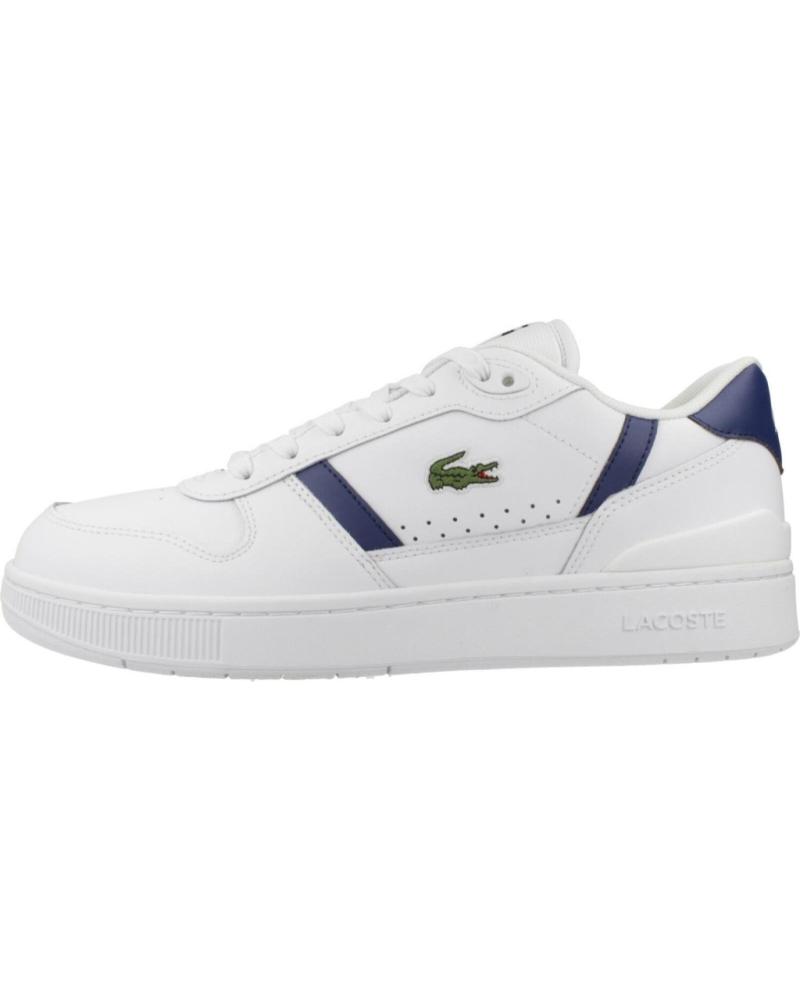 LACOSTE T-CLIP SET ZAPATILLAS CASUAL DEPORTIVAS HOMBRE BLANCO WHTNVY