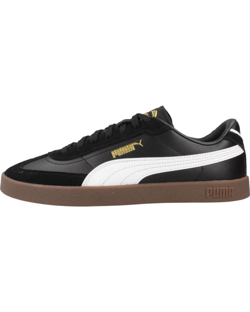 ZAPATILLAS PUMA CLUB II ERA 397447-02 NEGRO CON BLANCO Y SUELA CARAMELO PUMA BLACK-PUMA WHITE-PUMA GOLD