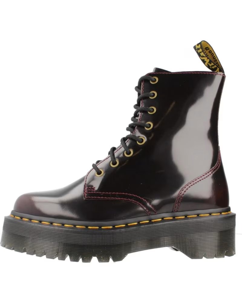 Dr Martens Botas Mujer Modelo Jadon Color Burdeos Chrarc