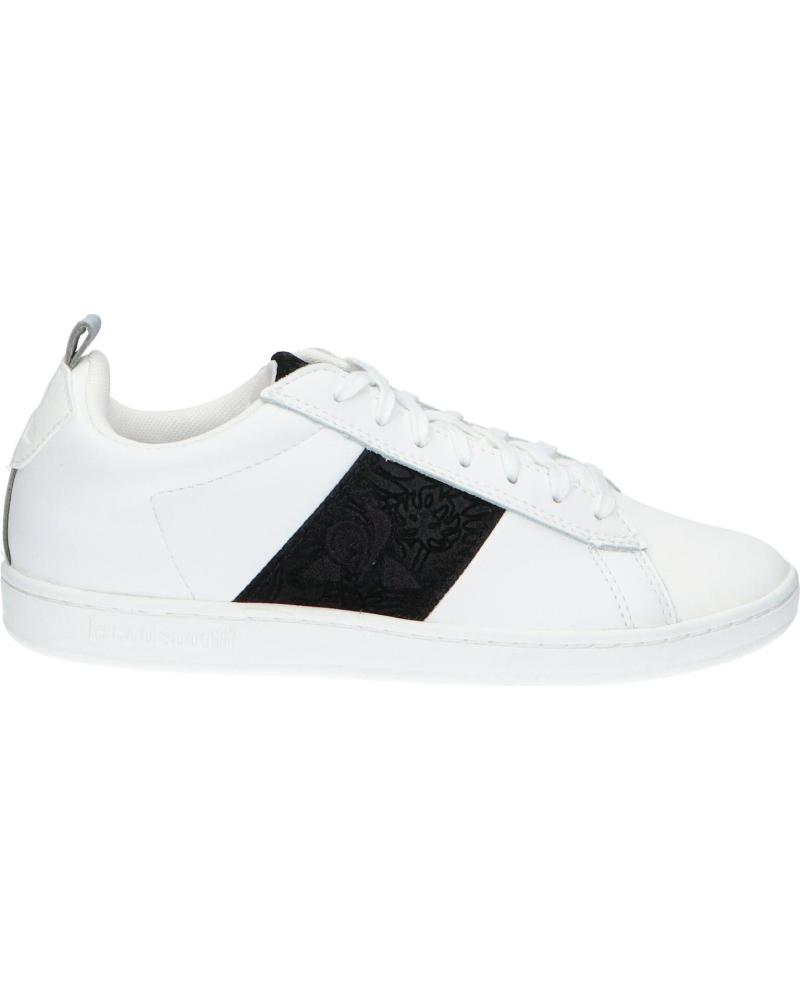 Deportivas de Mujer y Niña y Niño LE COQ SPORTIF 2310130 COURTCLASSIC W PLANTS OPTICAL WHITE-BLAC