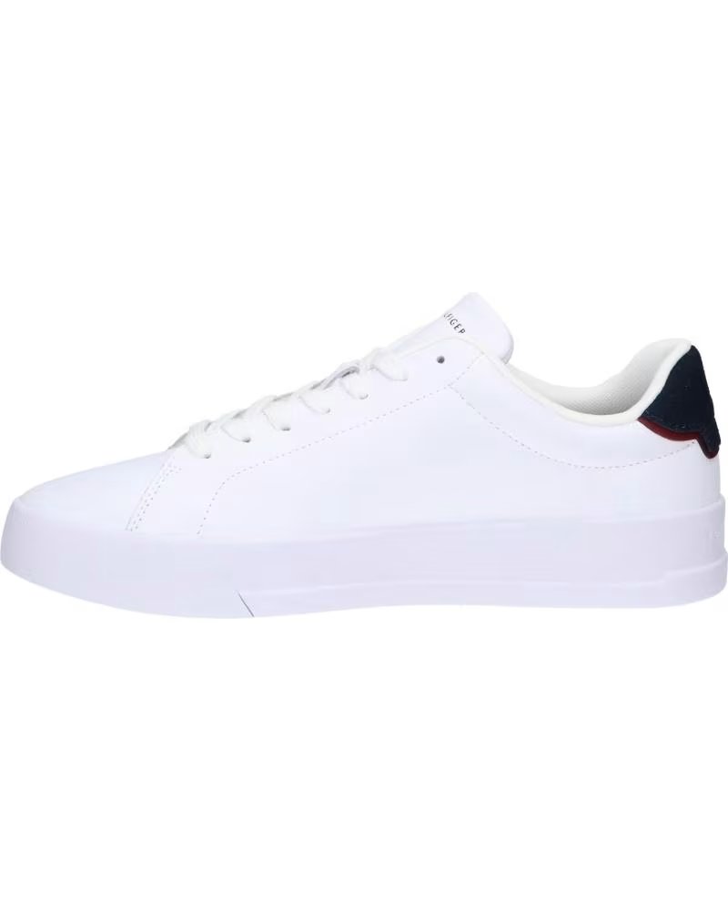 Zapatillas Tommy Hilfiger Court FM0FM05367 Blancas 0LD White-desert Sky – imagen 5