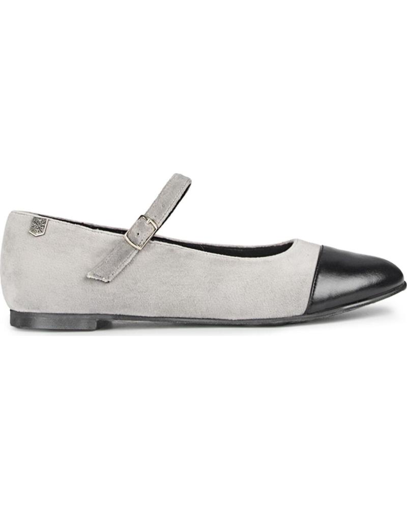 Bailarinas de Mujer POPA BAILARINAS DE MUJER CON PUNTA REDONDA Y HEBILLA DORIS TERCIO GRIS