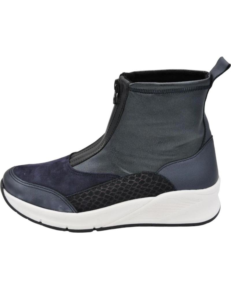 Botins de Mulher LUMEL GUANT CALIFORNIA STYLE MADE - BOTIN DE PIEL CON CREM BLUE METAL 1222-0412-902