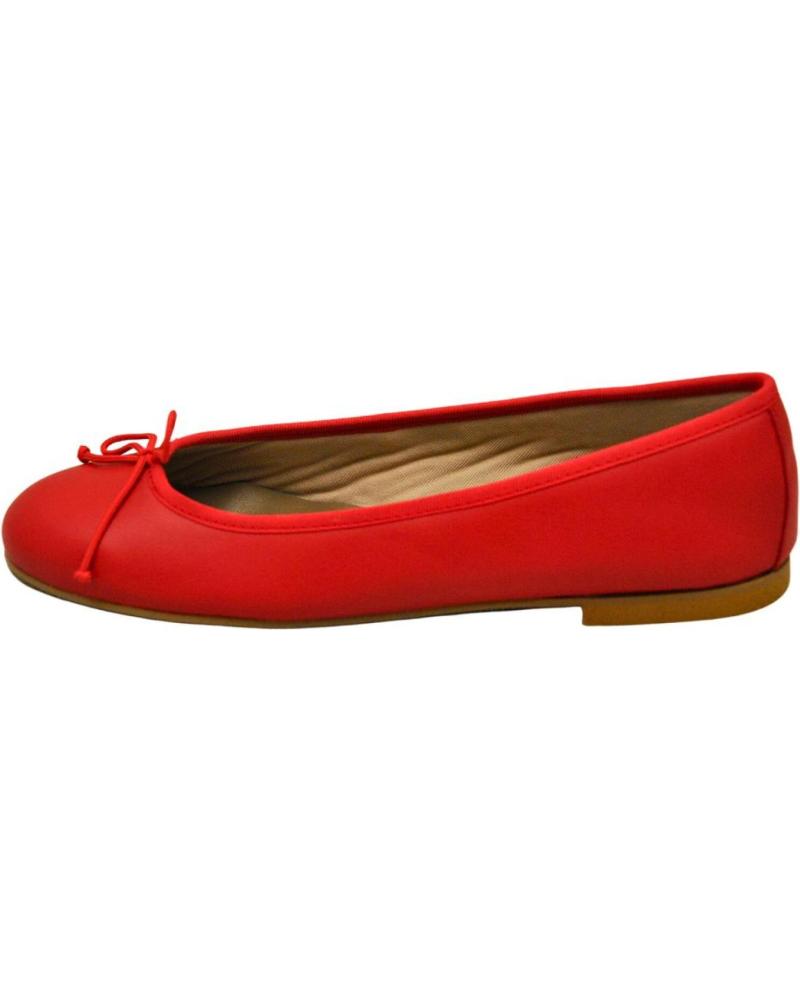 Sabrinas de Mulher SINESTRESS - MANOLETINAS TIPO BAILARINAS TALLAS GRANDES P CABRA ROJO