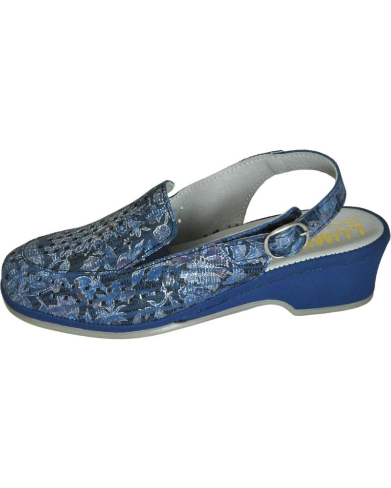 Sandálias de Mulher LUMEL GUANT LUMEL 4X-3644 NADINE 14 SANDALIA ANATOMICA ANCHO ESPECIAL D DENIM 4232