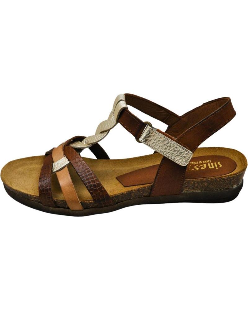 Sandálias de Mulher SINESTRESS - SANDALIAS DE MUJER PLANTILLA GEL SUELA DE GO ROBLE 23