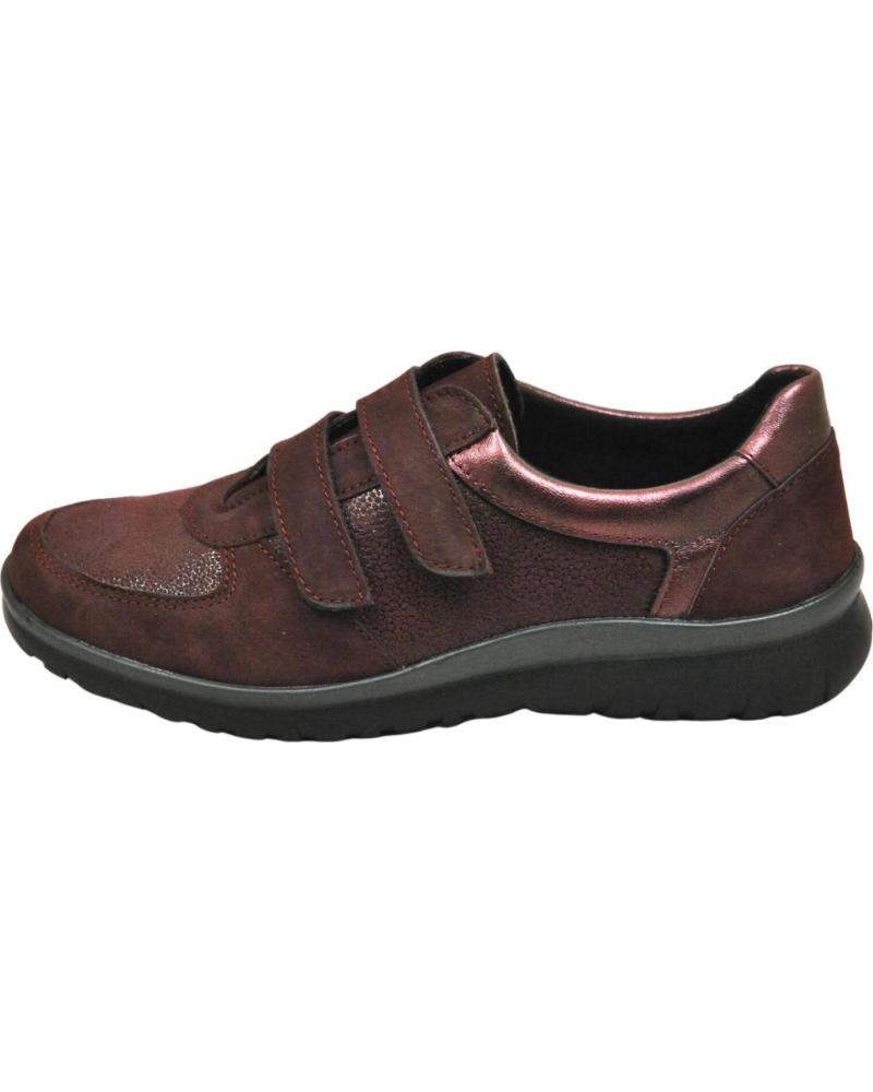 Sapatos de Mulher LUMEL GUANT LUMEL - SNEAKER DEPORTIVO URBANO CIERRE POR CONTACTO PLAN BORDO 635-BORDO PLANET-BORDO PARIS