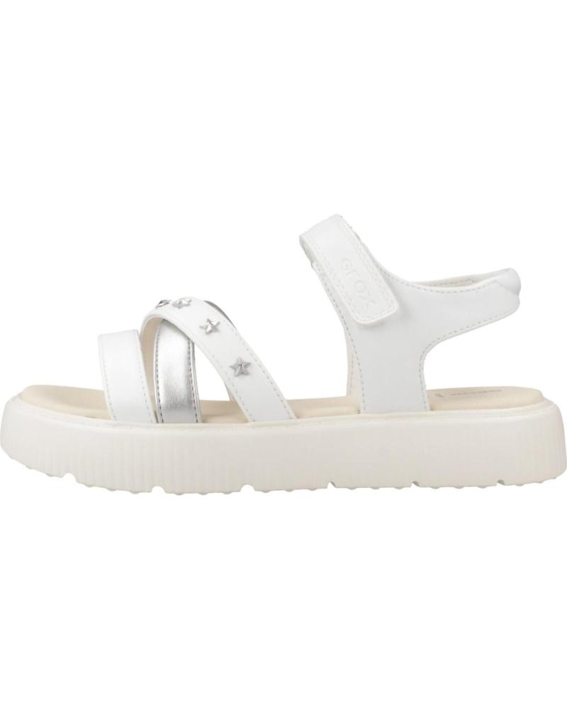 Sandalias de Niña GEOX SANDALIAS NINA MODELO J SANDAL KODETTE GIR COLOR BLANCO C000 C0007
