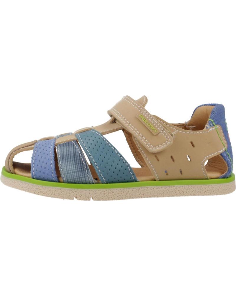 Sandalias de Niño PABLOSKY SANDALIAS NINO MODELO 055133P COLOR MARRON DESERT