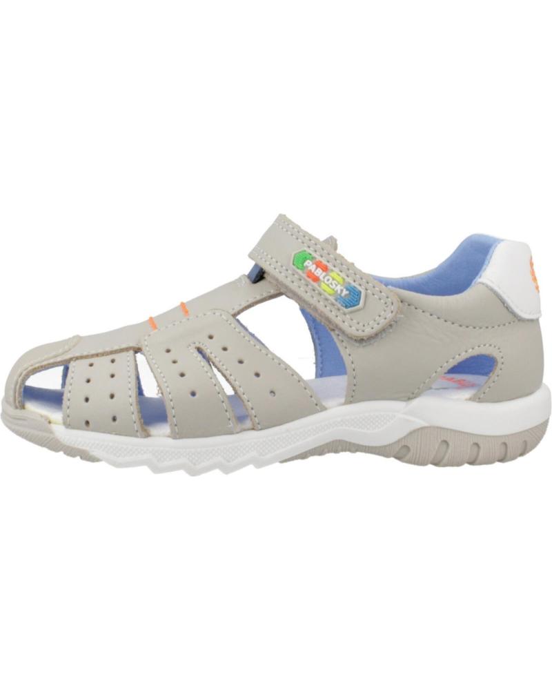 SANDALIAS CERRADAS PABLOSKY 055750P GRIS CRISTAL CRISTAL